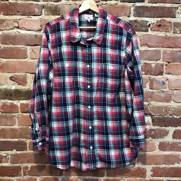 Levi's Women's Workwear Boyfriend Shirt 2X - Picture 2 of 8